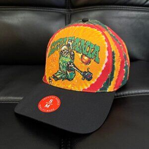 New Liquid Blue Lithuania Basketball Team 1996 Men's Tie-Dye Cap Hat Size S/M